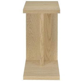 Clower Light Oak Rectangular Side Table
