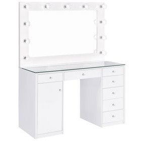Percy White Vanity Desk