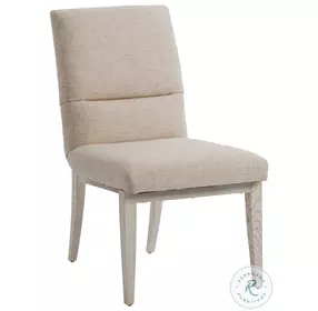 Carmel Natural Palmero Performance Fabric Upholstered Side Chair