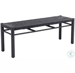 Iska Black Dining Bench