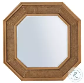 Laguna Light Nutmeg Thalia Octagonal Mirror by Barclay Butera