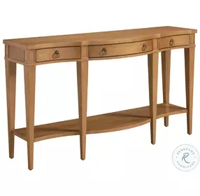 Laguna Light Nutmeg Headlands bow front Sideboard by Barclay Butera
