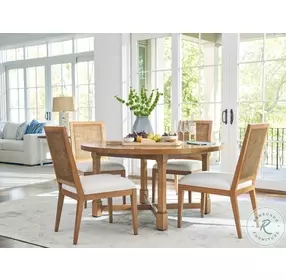 Laguna Light Nutmeg Capistrano Extendable Dining Room Set by Barclay Butera