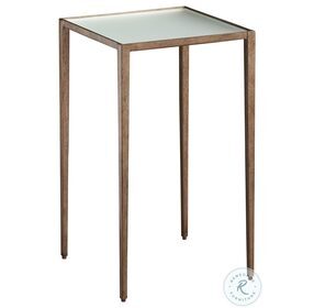 Laguna Textured Brass Wyland Accent Table by Barclay Butera