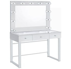 Umbridge Chrome And White Vanity