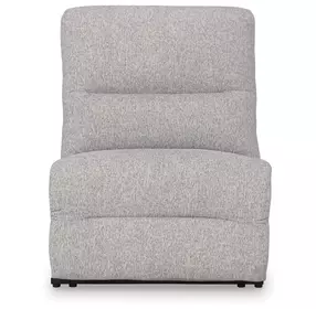 Acklen Place Pewter Performance Fabric Armless Recliner