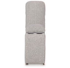 Acklen Place Pewter Performance Fabric Console with Storage