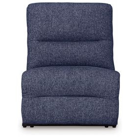 Acklen Place Navy Performance Fabric Armless Recliner