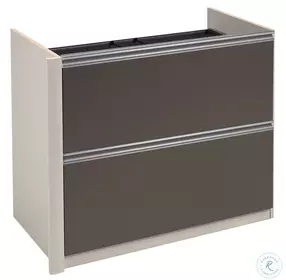 Connexion Slate Gray & Sandstone Oversized Pedestal