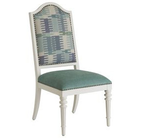 Corsica Green Upholstered Side Chair