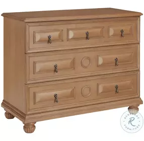 Cannes Chestnut 3 Drawer Single Dresser