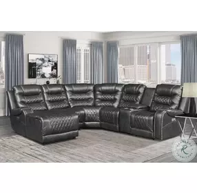 Putnam Gray Power Reclining Sectional