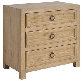 Casitas Brown 3 Drawers Nightstand