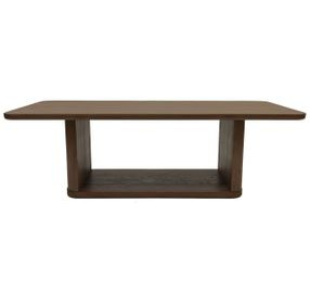 Lozano Warm Walnut Brown 95" Rectangular Dining Table