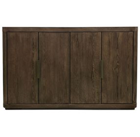 Lozano Warm Walnut Brown 4 Door Sideboard