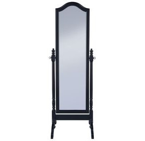 Cabot Black Cheval Mirror