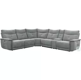 Tesoro Dark Gray 6 Piece Modular Reclining Sectional