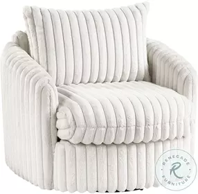 Oliver Beige Swivel Chair