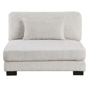 Tinley Beige Armless Chair