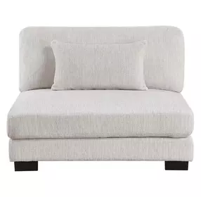 Tinley Beige Armless Chair