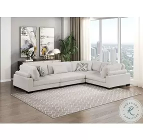 Tinley Beige 4 Piece Modular Sectional