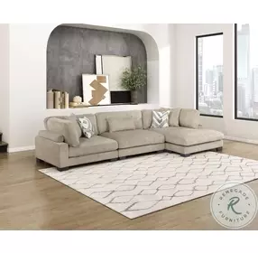 Tinley Brown 3 Piece Modular Sectional