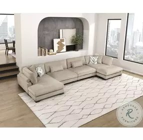 Tinley Brown 4 Piece Reversible Sectional