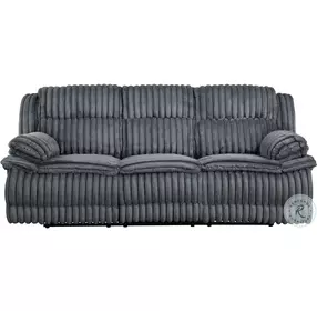 Goodland Dark Gray Double Reclining Sofa