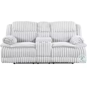 Goodland Gray Double Reclining Loveseat with Center Console