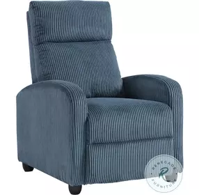 Parsons Midnight Blue Recliner