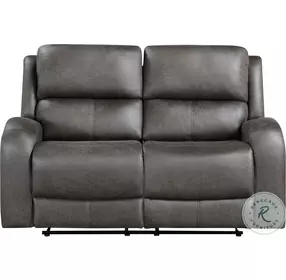 Pagosa Gray Double Reclining Loveseat