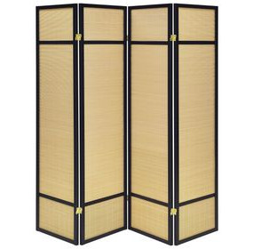 Pearce Natural 4 Panel Room Divider