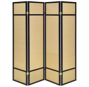 Pearce Natural 4 Panel Room Divider