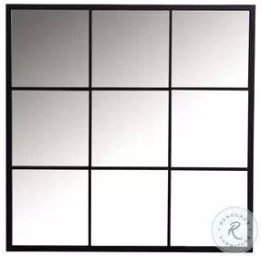 Quetzal Black Wall Mirror