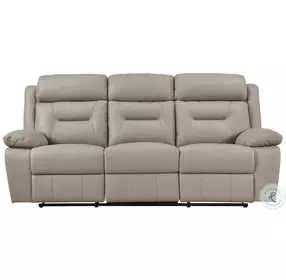Laconia Latte Double Reclining Sofa