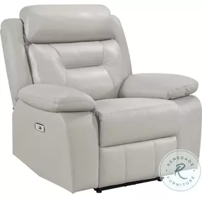 Laconia Silver Power Recliner