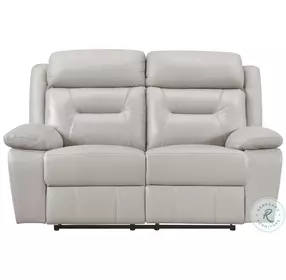 Laconia Silver Double Reclining Loveseat