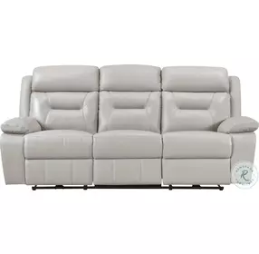 Laconia Silver Double Power Reclining Sofa