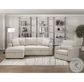 Pompano Beige 2 Piece LAF Sectional