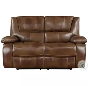 Ellicott Brown Double Reclining Loveseat