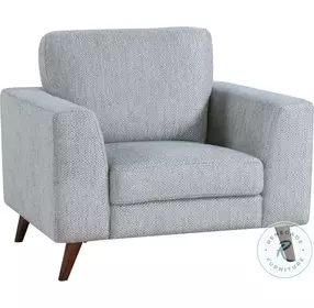 Broadway Blue Gray Accent Chair