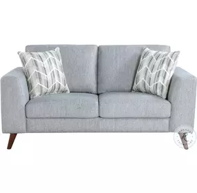Broadway Blue Gray Loveseat