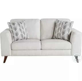 Broadway Off White Loveseat