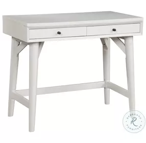 Flynn White 2 Drawer Mini Desk