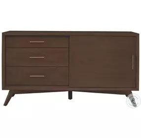 Flynn Walnut Small TV Stand