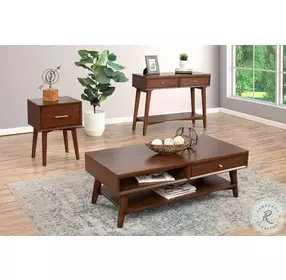 Flynn Walnut Occasional Table Set
