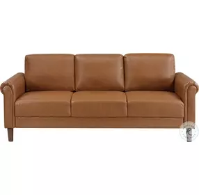 Holliston Brown 79" Sofa