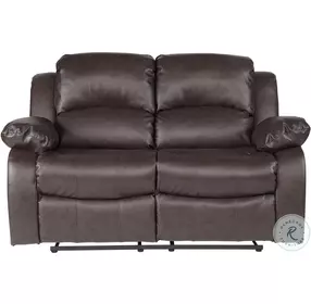 Cranley Brown 63" Double Reclining Loveseat