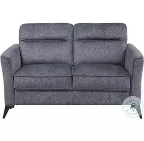 Tellot Dark Gray 57" Loveseat