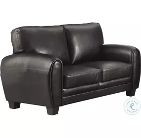 Rubin Black Loveseat